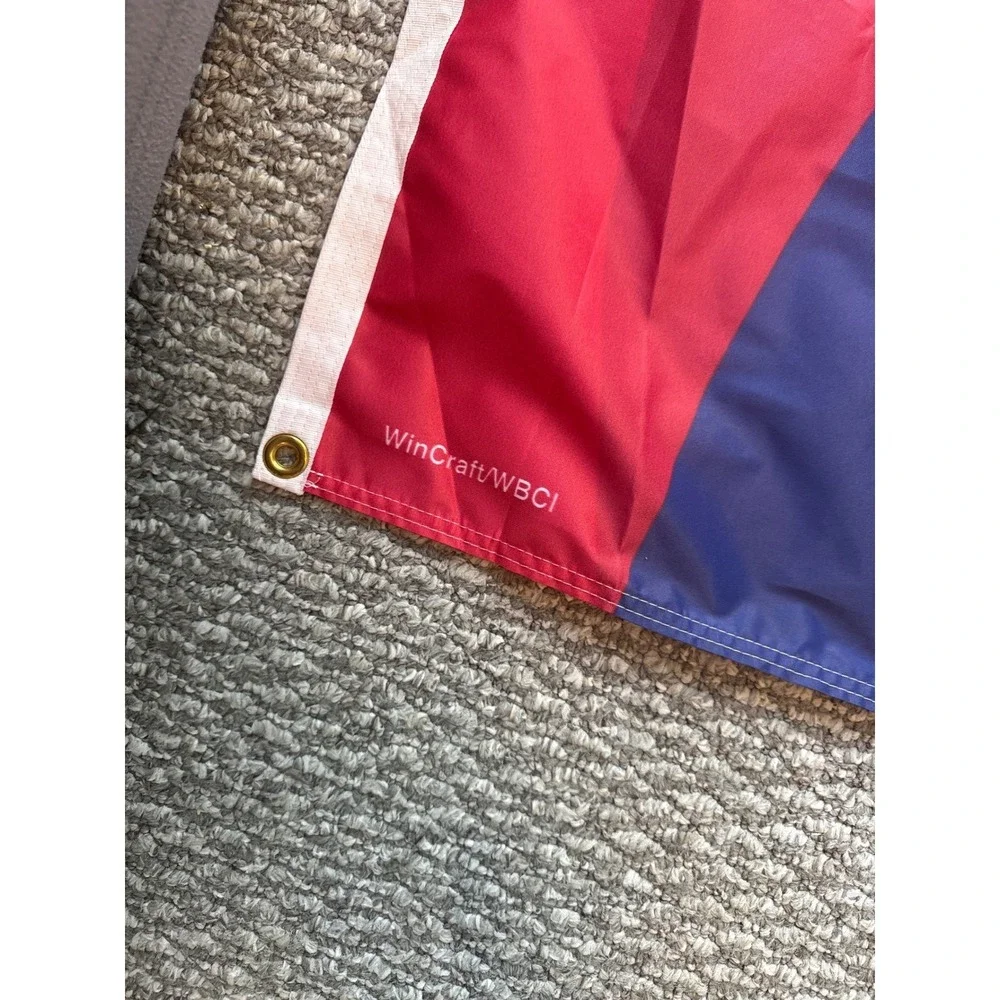 World Baseball Classic Puerto Rico Flag WinCraft WBC Team Banner Red Blue 3x5 ft